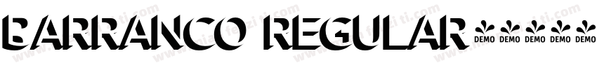 Barranco Regular字体转换